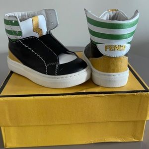 AUTHENTIC Fendi high top Euro 21 WORN TWICE